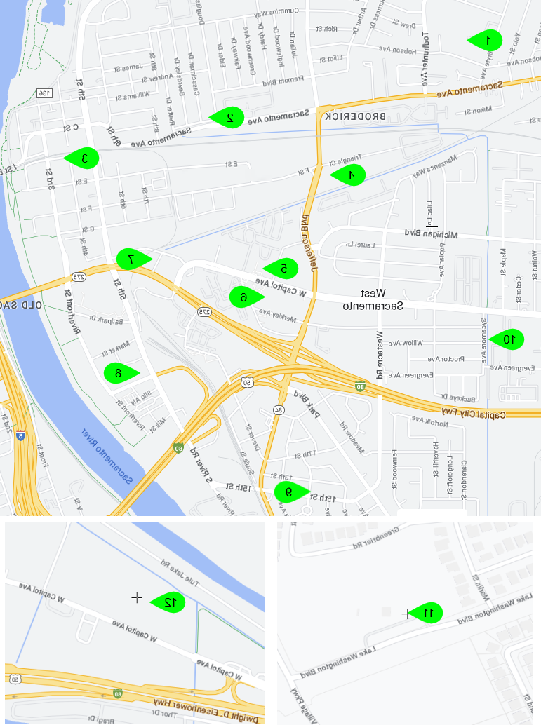 Map of City EV Chargers 3
